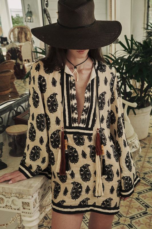Caretaker Of The Jungle Tunic Dress - Johanna Ortiz